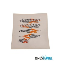 Stickerset Tomos Quadro origineel