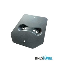 kentekenplaat houder staal zwart