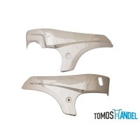 Zijscherm / zijkap set chroom A35