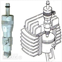 TOOLZ Micrometer bougiegat voor ontsteking afstellen