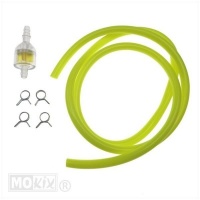 Benzineslang + filter geel