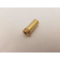 Uitlaat lange moer M6 messing