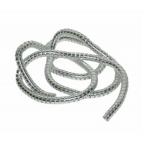 Kabel omhulsel chroom 10mm 1,5m lang