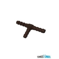 T-stuk adapter benzineslang 6mm