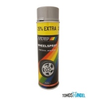 Motip spuitverf wheelspray zilver 500mL