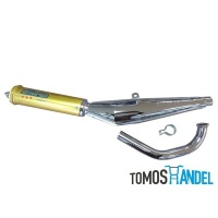 Biturbo uitlaat met losse A55 bocht