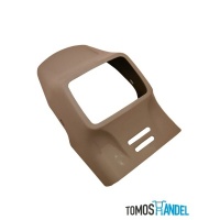 Voorkap koplamp kap Quadro zilver / grijs koplampspoiler