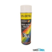 Motip spuitverf hoogglans wit 500mL