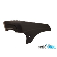 Zijscherm / zijkap links mat zwart A35