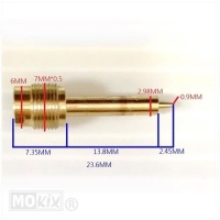 Luchtschroef PHBG carburateurs 15 t/m 21mm imitatie