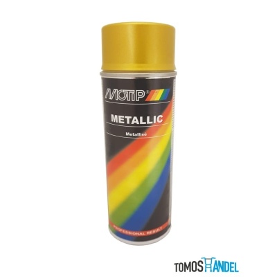 Foto van Motip spuitverf metallic goud 400mL