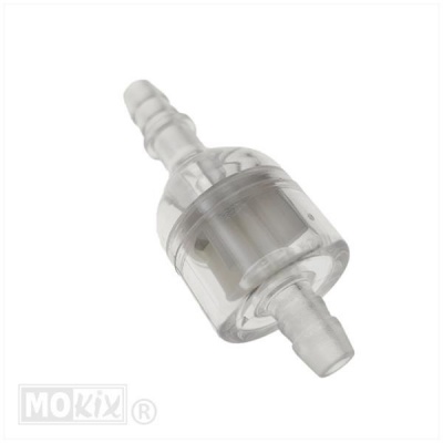 Benzineslang + filter transparant