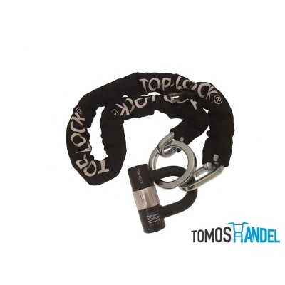 Kettingslot TOP-LOCK ART3 loop met U-beugel 120cm Foto van Kettingslot TOP-LOCK ART3 loop met U-beugel 120cm