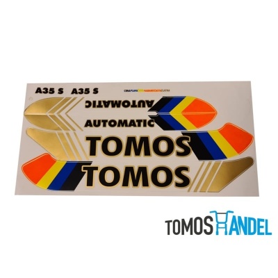 Stickerset A3 / A35 automatic oud model Foto van Stickerset A3 / A35 automatic oud model