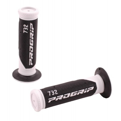 Progrip handvaten zwart / wit Foto van Progrip handvaten zwart / wit