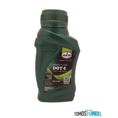 Remvloeistof DOT 4 Eurol 250mL Foto van Remvloeistof DOT 4 Eurol 250mL