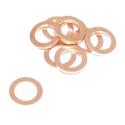 Koperen ring M5 5x9x1.5 Foto van Koperen ring M5 5x9x1.5