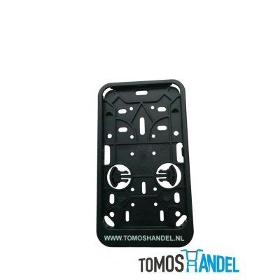 Kentekenplaathouder Tomoshandel hoog model Foto van Kentekenplaathouder Tomoshandel hoog model