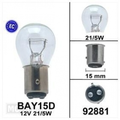Lamp BAY15D 12V 21/5W Foto van Lamp BAY15D 12V 21/5W