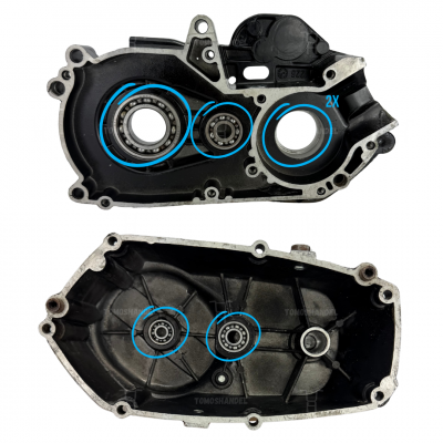 Lagers en keerringen motorblok revisie NKE/NSK Lagers en keerringen motorblok revisie NKE/NSK