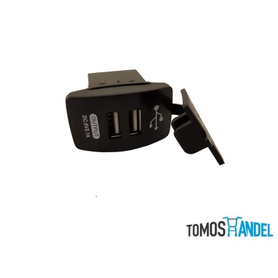 USB lader 12V Foto van USB lader 12V