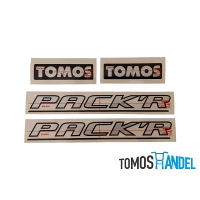 Stickerset Tomos Pack'R origineel Foto van Stickerset Tomos Pack'R origineel