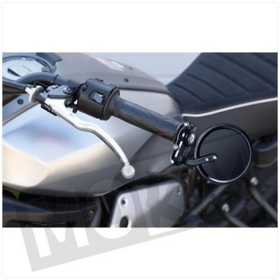 Spiegelset bar-end zwart LAMPA