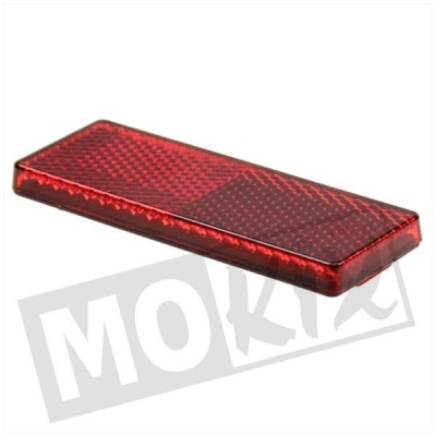 Reflector rood plak 85.5x31.5 Foto van Reflector rood plak 85.5x31.5