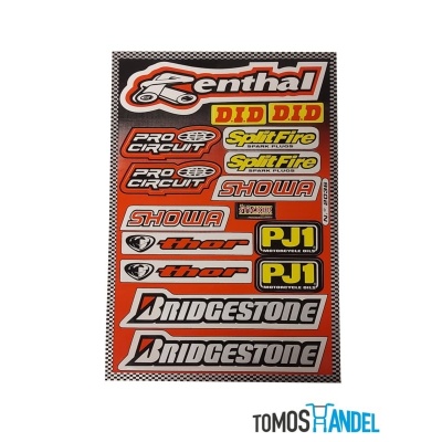 Stickerset Renthal Foto van Stickerset Renthal
