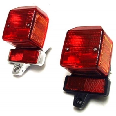 Achterlicht A35 oud model chroom Foto van Achterlicht A35 oud model chroom