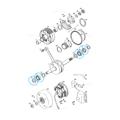 Lagers en keerringen Krukas revisie NKE