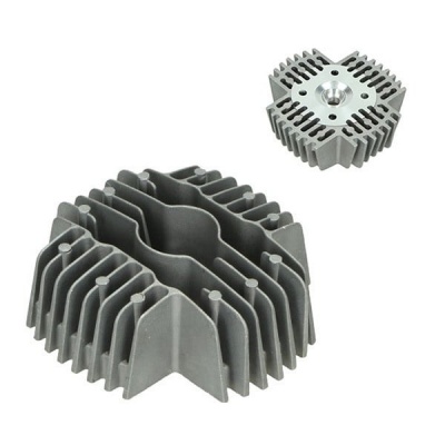 Hoge druk cilinderkop 50cc gevlakt Foto van Hoge druk cilinderkop 50cc gevlakt