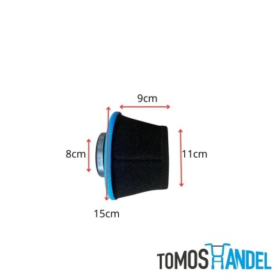 Polini conisch powerfilter 60mm Polini conisch powerfilter 60mm