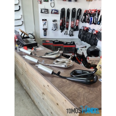 Tecno Krul Circuit uitlaat A35 chroom Tecno Krul Circuit uitlaat A35 chroom