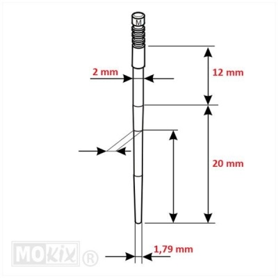 Gasnaald PHVA 12 - 17.5
