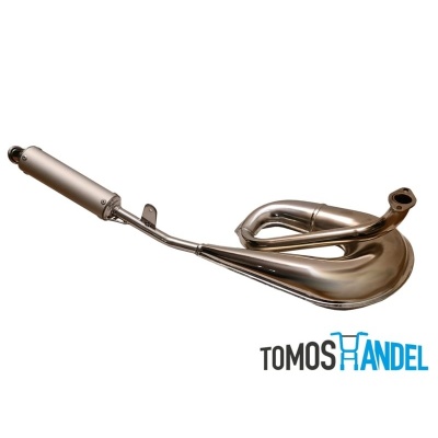 Tecno Krul Circuit uitlaat A35 chroom Foto van Tecno Krul Circuit uitlaat A35 chroom