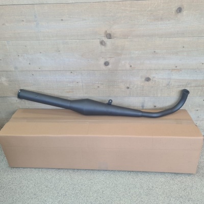 Tomos bullet p4 uitlaat zwart A35 race EVO-1 Tomos bullet p4 uitlaat zwart A35 race EVO-1