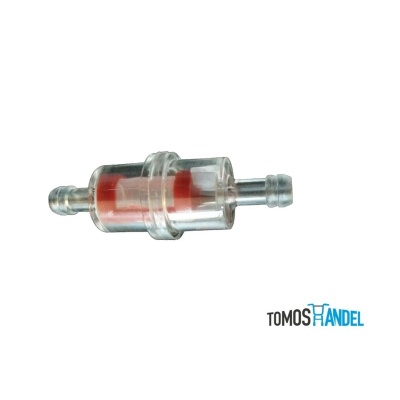 Benzinefilter universeel 6mm rood Foto van Benzinefilter universeel 6mm rood