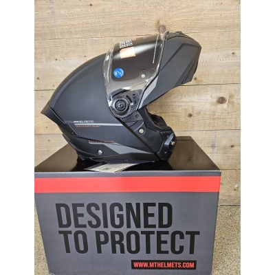 Atom 2 SV flip up systeem helm mat zwart Foto van Atom 2 SV flip up systeem helm mat zwart