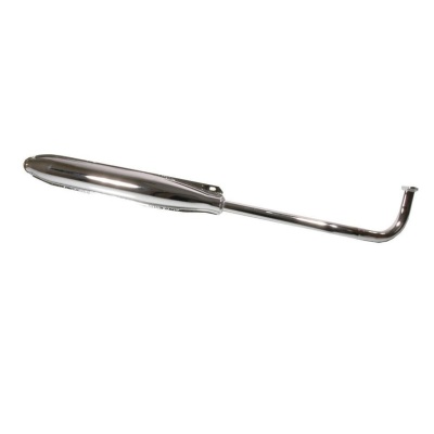 Standaard uitlaat A35 26mm chroom Foto van Standaard uitlaat A35 26mm chroom