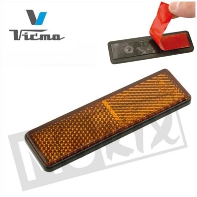 Reflector oranje zijkant vlak (Revival / Streetmate) Foto van Reflector oranje zijkant vlak (Revival / Streetmate)