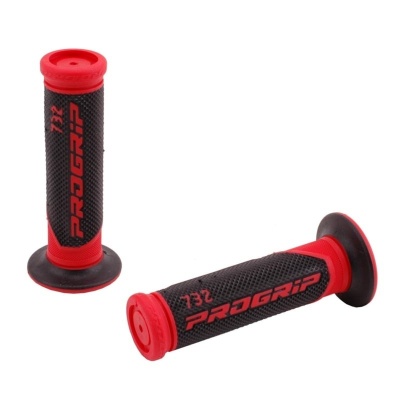 Progrip handvaten zwart / rood Foto van Progrip handvaten zwart / rood
