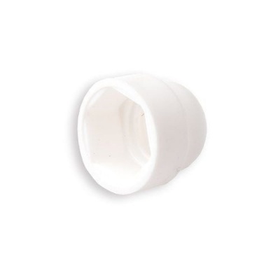 Moer plastic beschermkap / afwerk dop M6 wit (zak 10 stuks) Foto van Moer plastic beschermkap / afwerk dop M6 wit (zak 10 stuks)