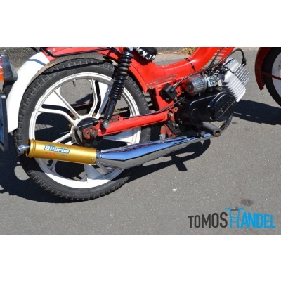 Biturbo uitlaat A35 chroom