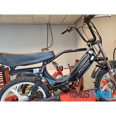 Stabilisatiestang bevestiging EBR Puch Maxi krom zwart - Niet aangepast voor Tomos