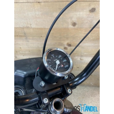 Snelheidsmeter / kilometerteller 60mm 120 km/h chroom