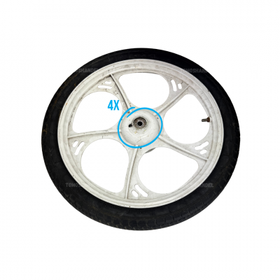 Wiellager revisie set 4 stuks SKF