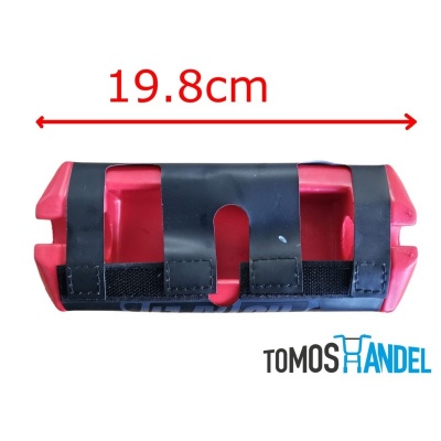 Barpad en handvatset protaper rood (voor cross stuur)