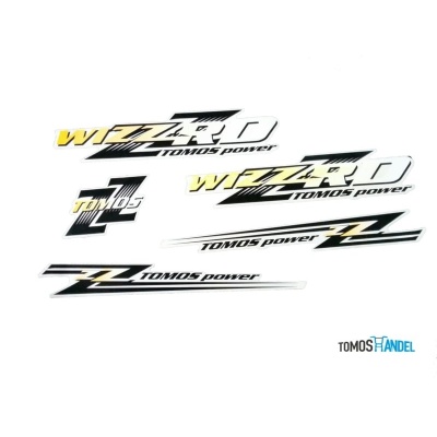 Stickerset Tomos Wizzard Foto van Stickerset Tomos Wizzard