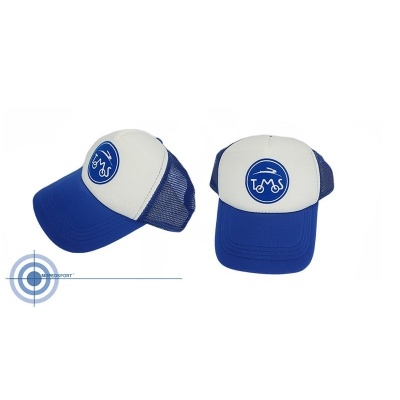 Cap met Tomos logo wit / blauw Foto van Cap met Tomos logo wit / blauw